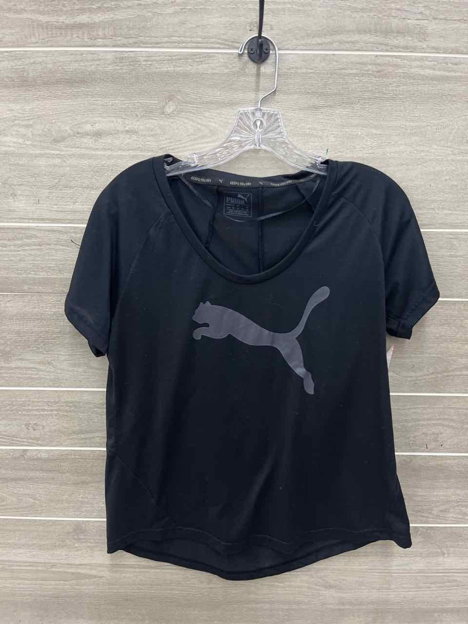 PUMA Size M Black Womens Shirt