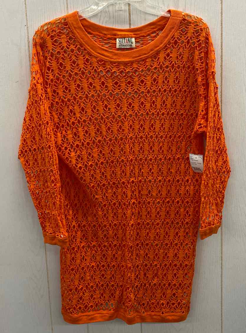 Stefano Orange Womens Size Small Shirt