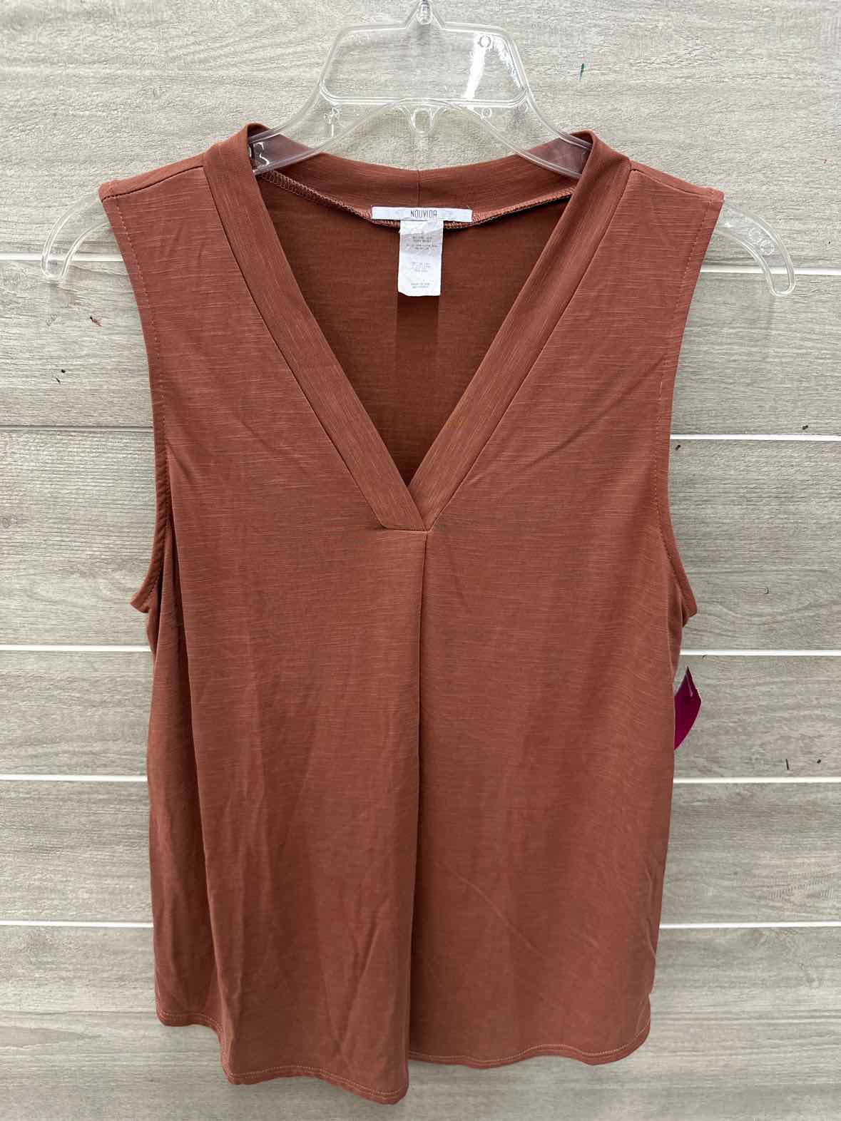Size S Brown Womens Tank Top