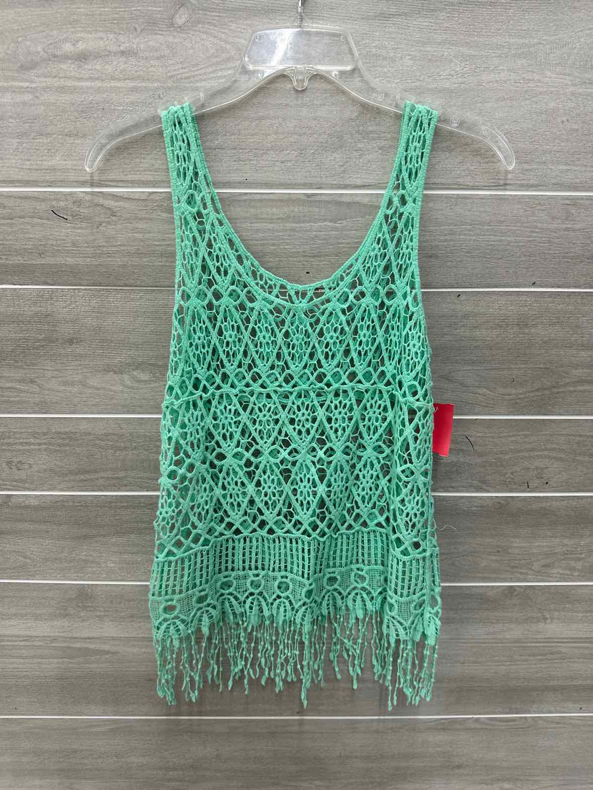 Green Womens Women Size Small Tank Top