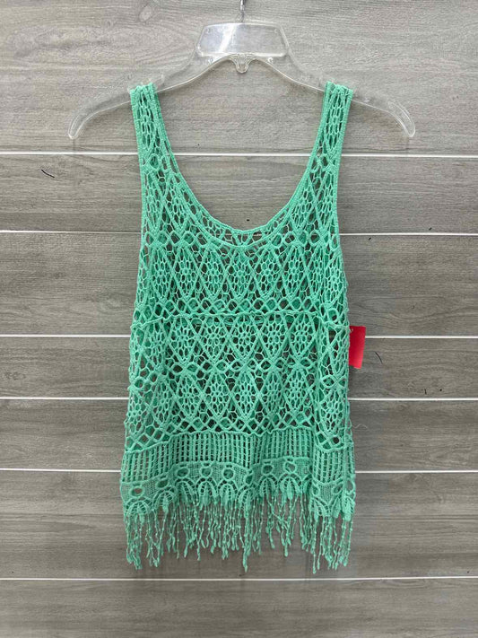 Green Womens Women Size Small Tank Top