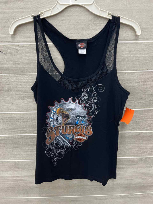 Harley Davidson Black Womens Women Size L Tank Top