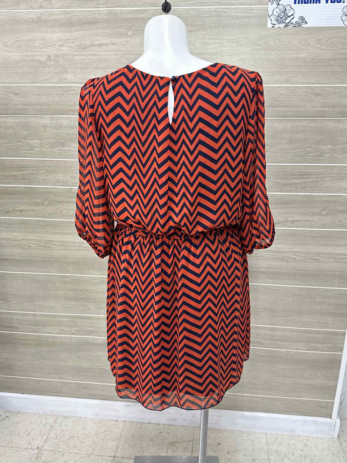 En Focus Orange Womens Women Size 18W Dress