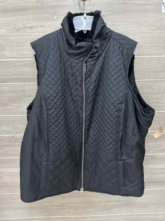 Black Womens Size 3X Vest