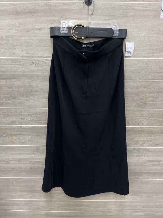 ZARA Size 2/4 Black Womens Skirt