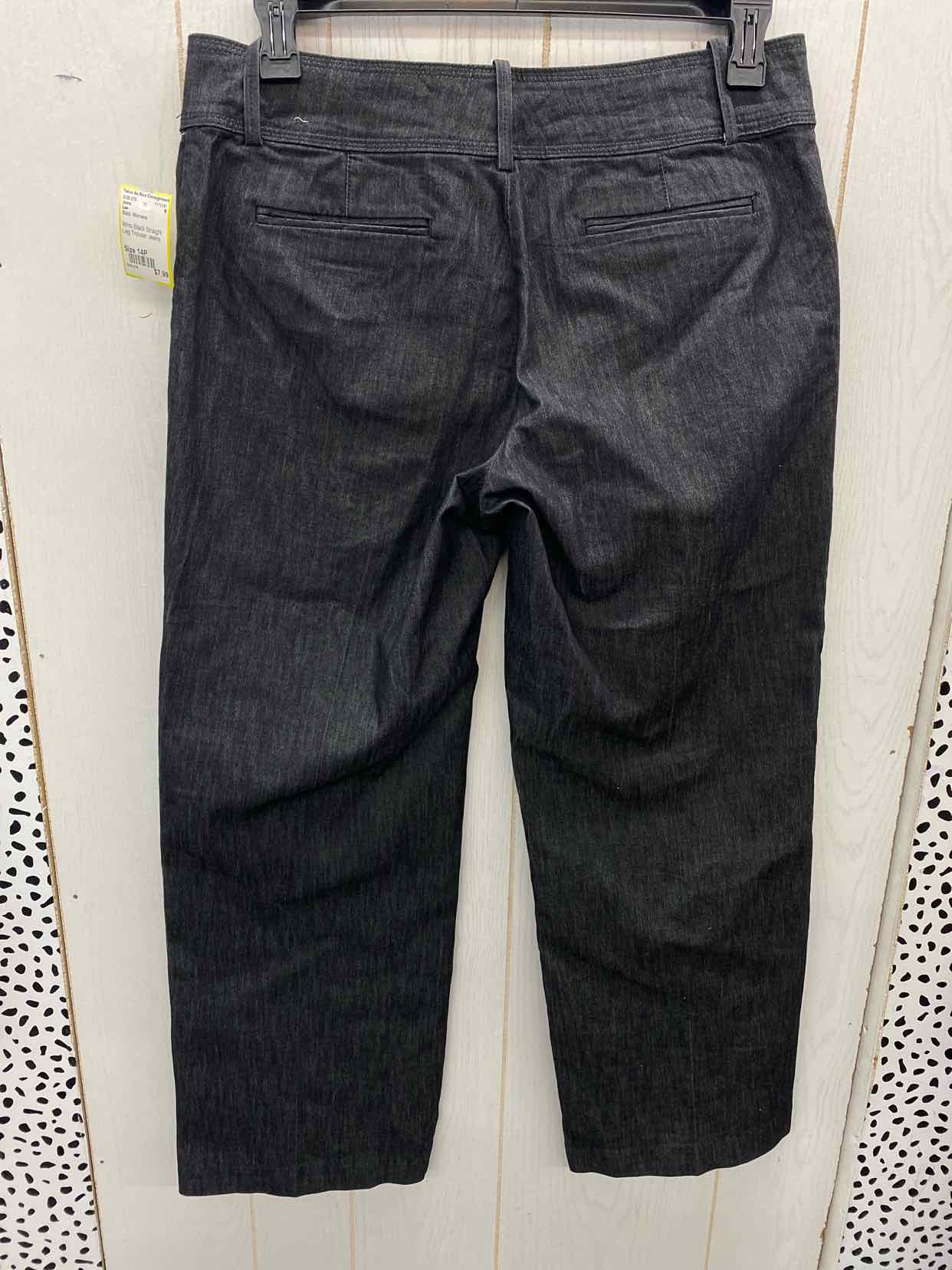 Lee Black Womens Size 14P Jeans