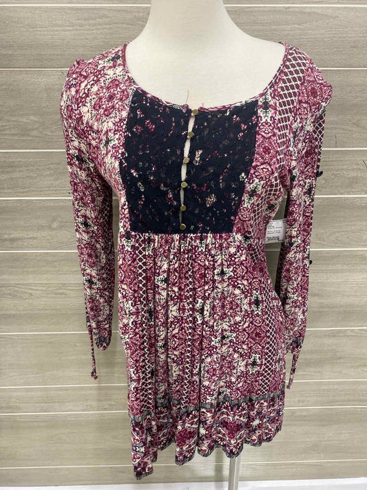 Maurices Burgundy Womens Size Small Dress