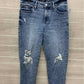 Express Blue Womens Size 6 Long Jeans