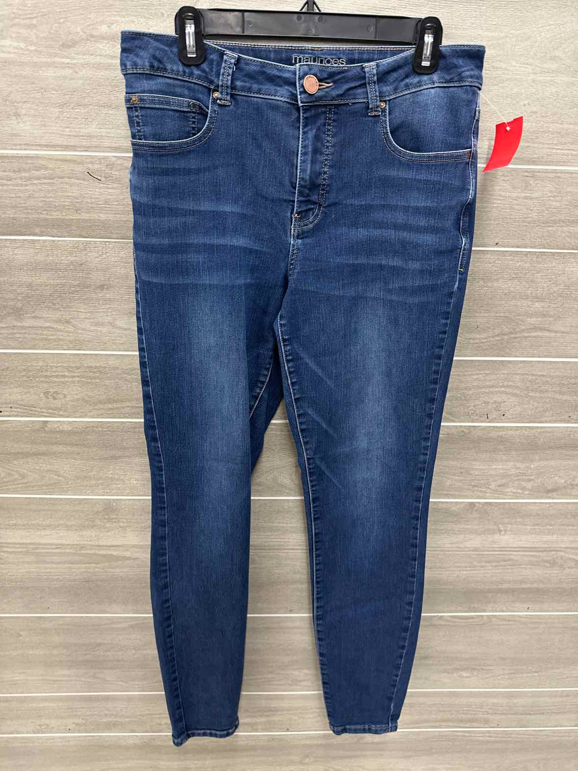 Maurices Blue Womens Women Size 12 Long Jeans