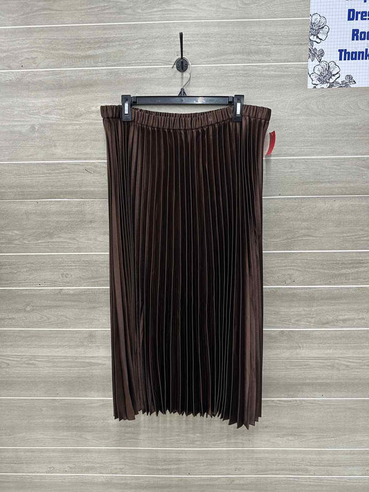 Anne Klein Brown Womens Women Size 12/14 Skirt