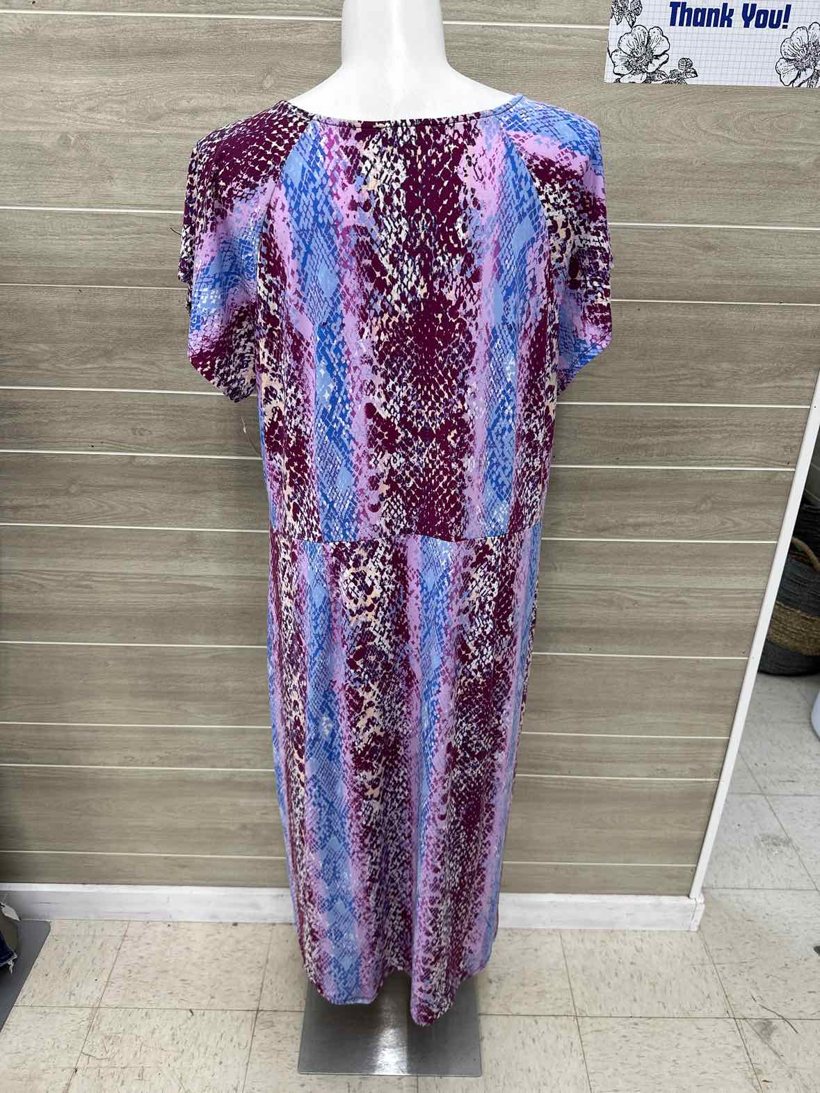 C Wonder Size 3X Blue Plus Dress