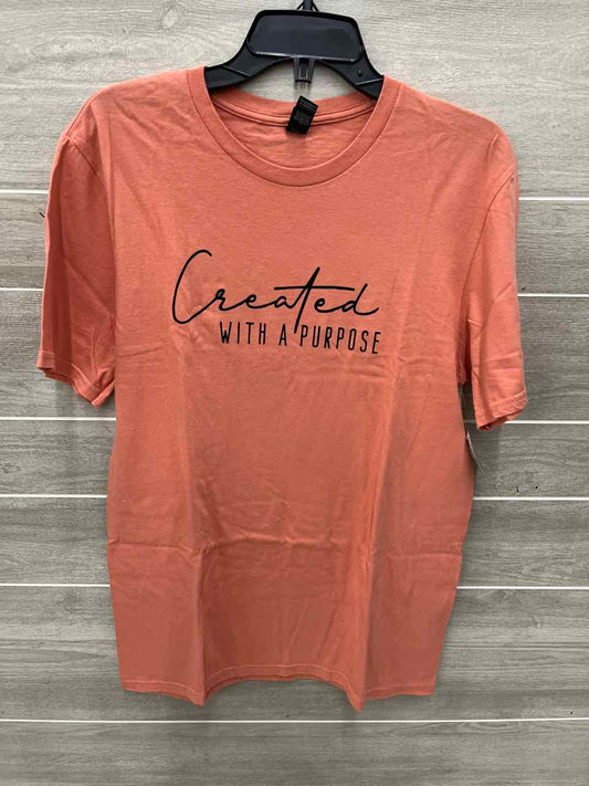 Orange Womens Women Size M Shirt