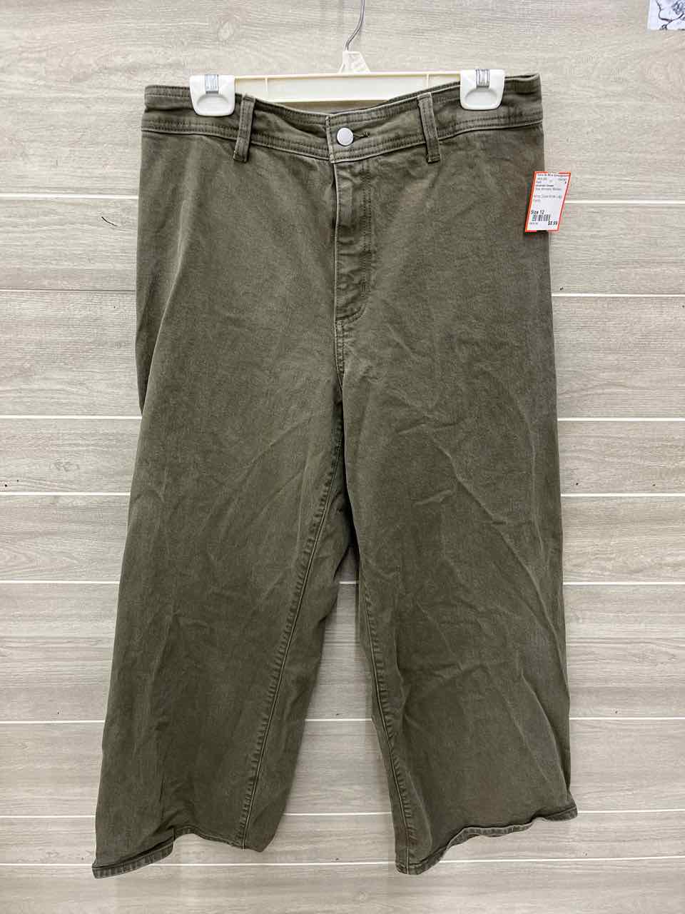 Universal Thread Size 12 Olive Womens Pants