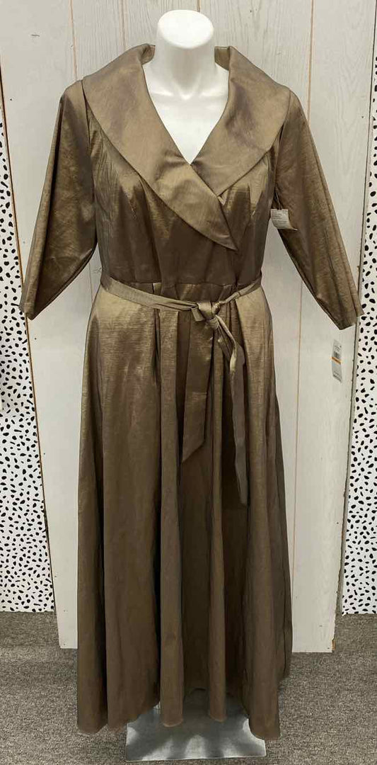Alex Evenings Brown Womens Size 16W Gown/Evening Wear