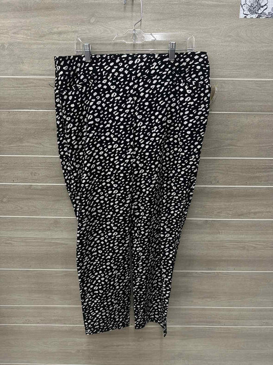 Chico's Black Womens Women Size 14 Pants
