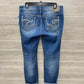 Silver Blue Womens Women Size 8/10 Jeans