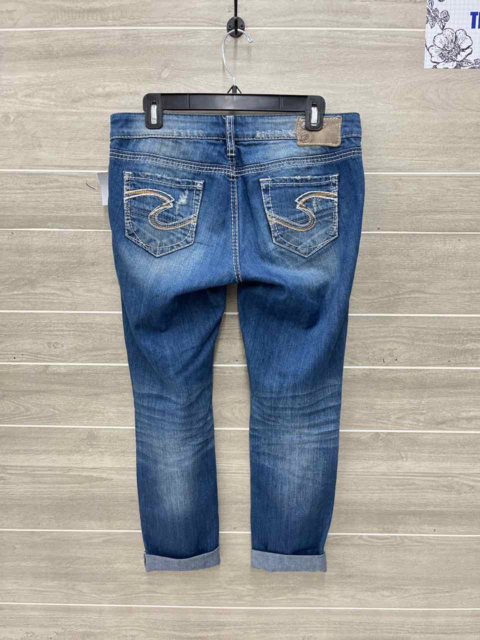 Silver Blue Womens Women Size 8/10 Jeans