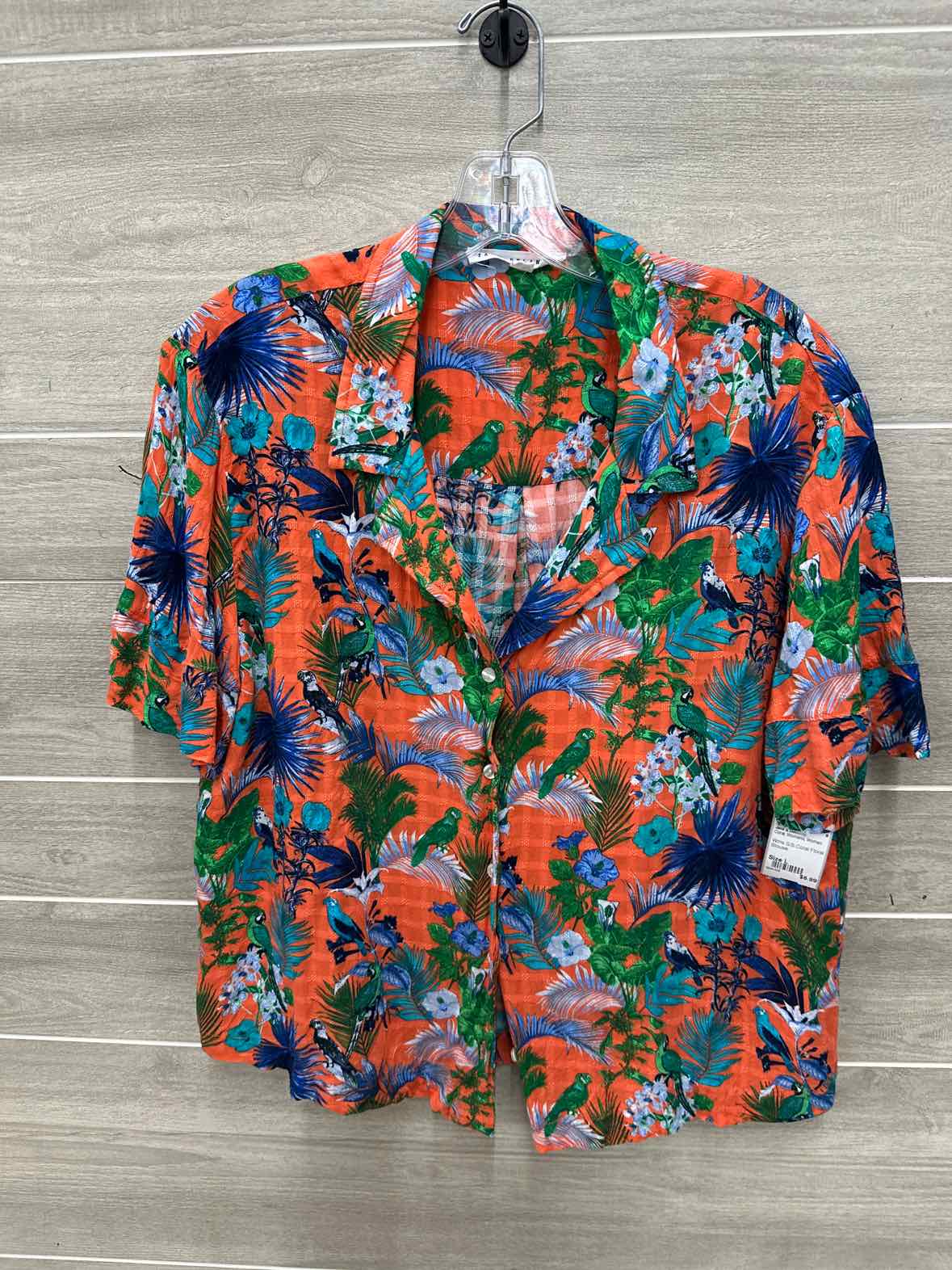 Jane & Delancey Size L Coral Womens Shirt