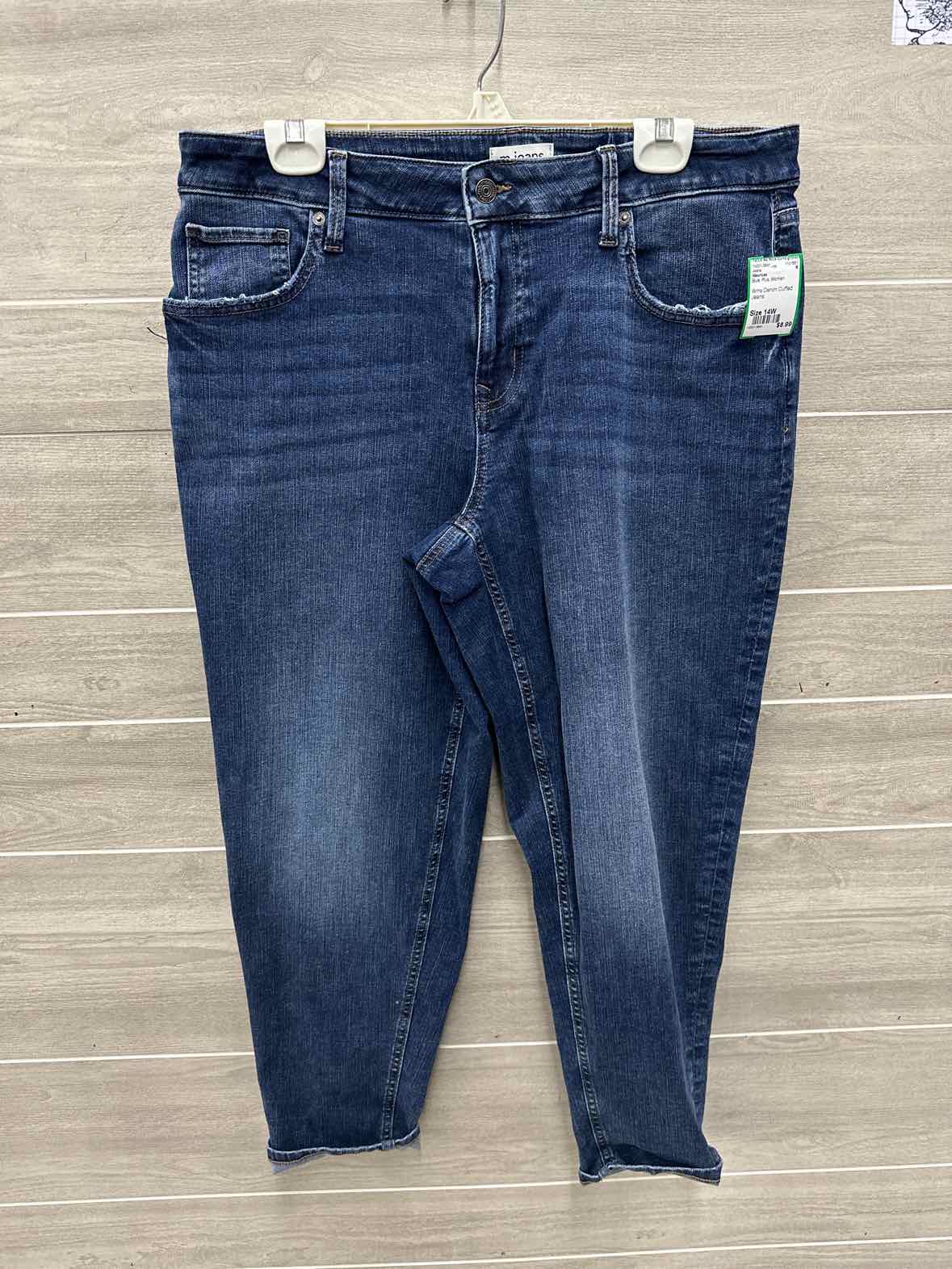 Maurices Size 14W Blue Plus Jeans