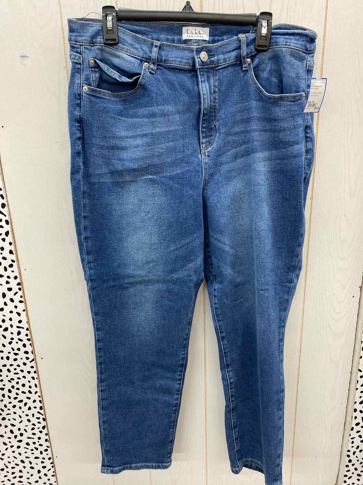 NICOLE Nicole Miller Blue Womens Size 16 Jeans