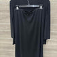 Alex Evenings Size 12P Black Petite Dress