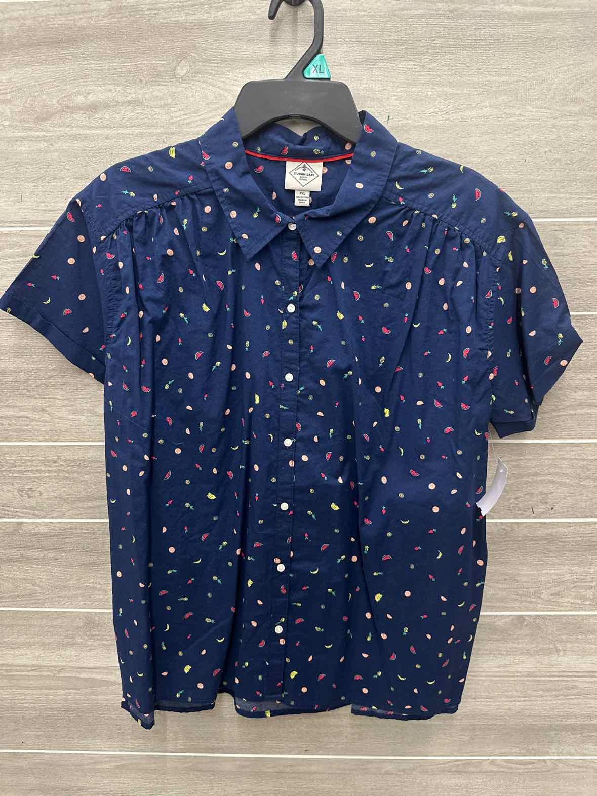 SJB Size XL/P Navy Petite Shirt