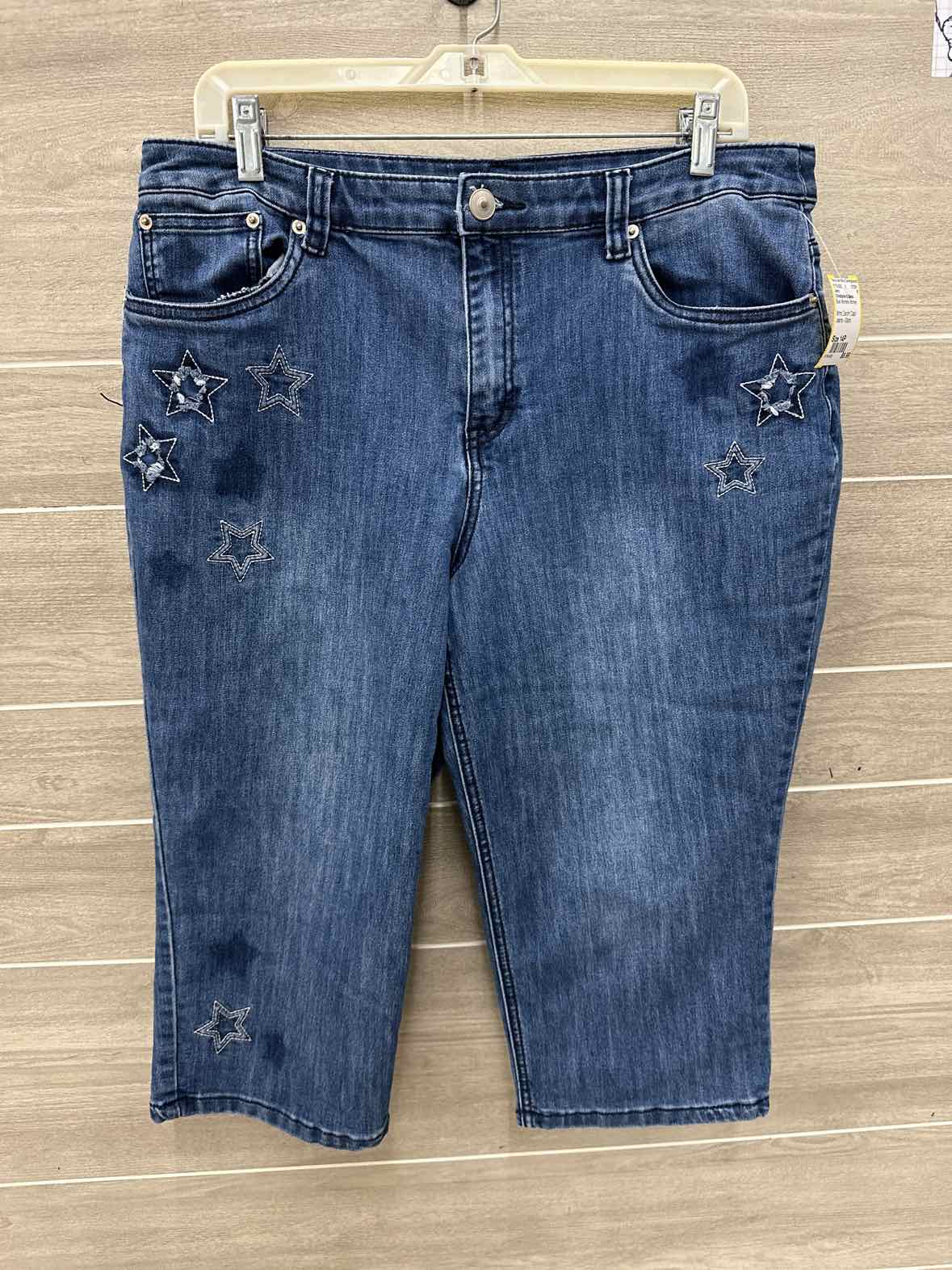 Christopher & Banks Blue Womens Women Size 14P Jeans