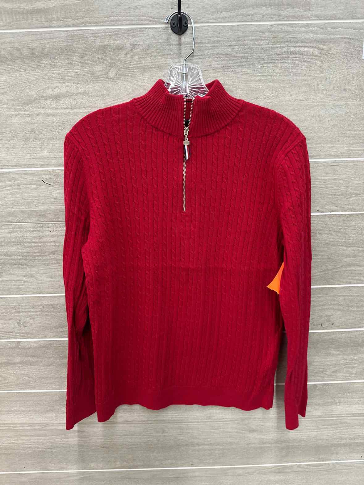 Tommy Hilfiger Size L Red Womens Sweater