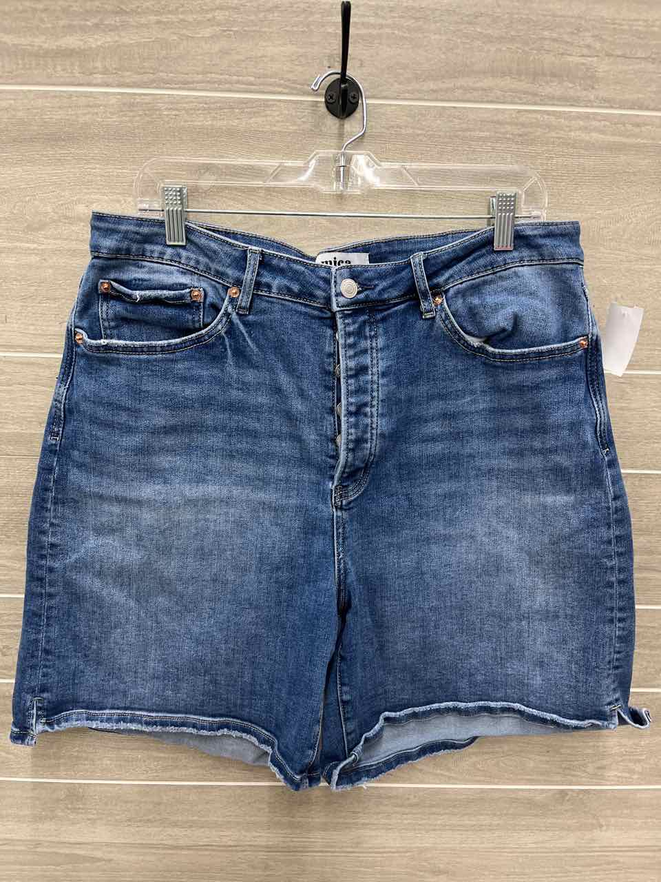 mica Size 1X Blue Plus Shorts