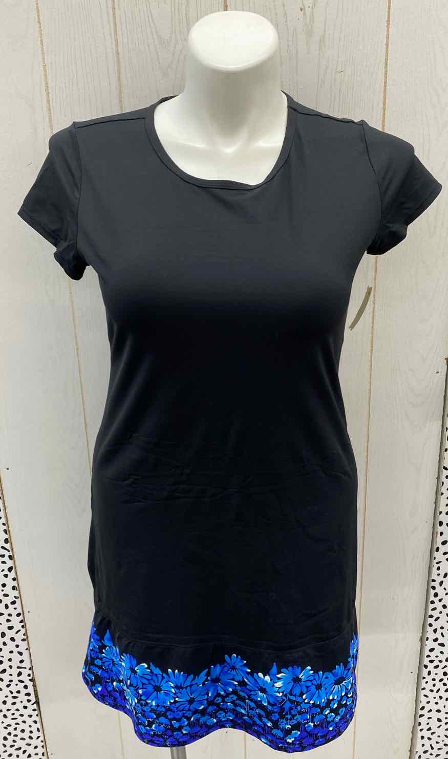 Lands End Black Womens Size 12 Dress