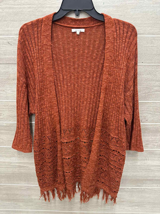 Maurices Size M Orange Womens Sweater