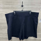 Lands End Size 24/26W Black Plus Shorts