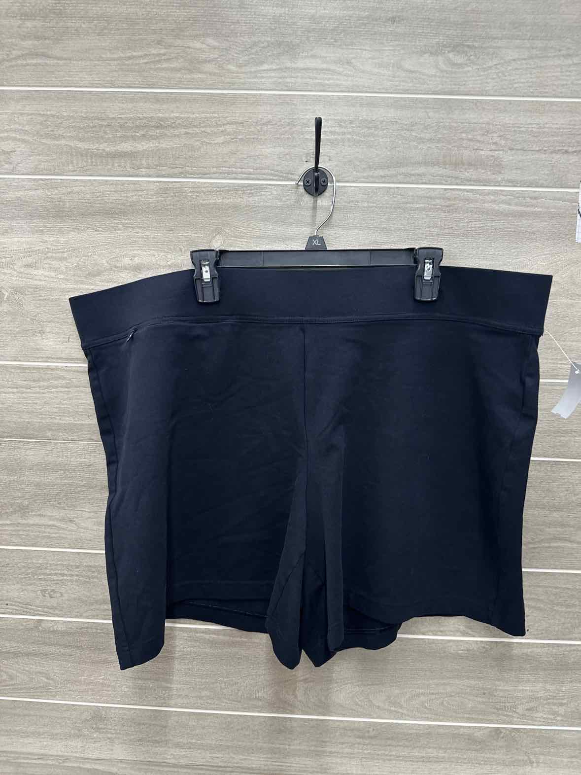 Lands End Size 24/26W Black Plus Shorts