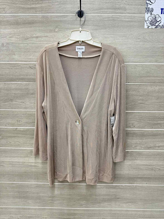 Chico's Tan Womens Women Size 16 Shirt