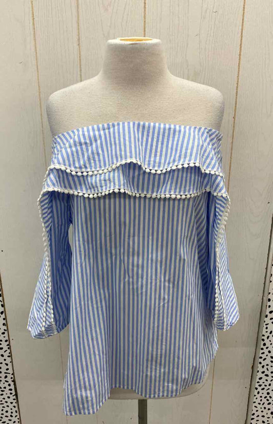 Zac & Rachel Blue Womens Size M Shirt