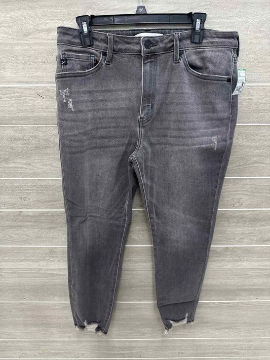 KanCan Size 12/14 Gray Womens Jeans