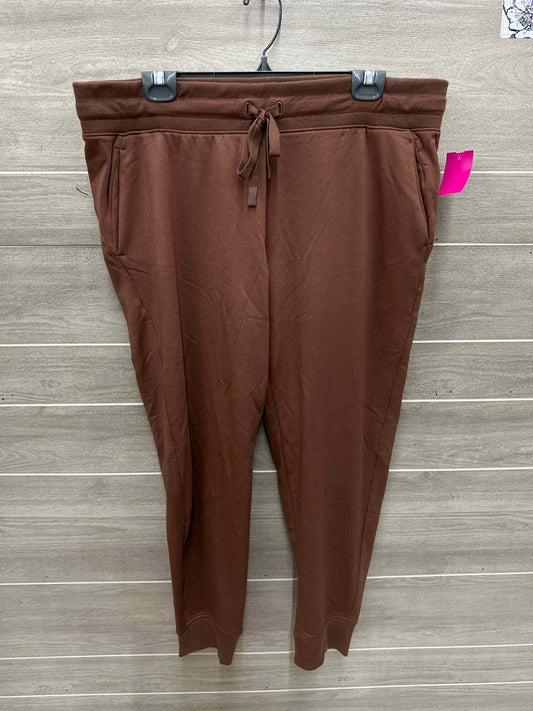 Athletic Works Size L Brown Womens Pants
