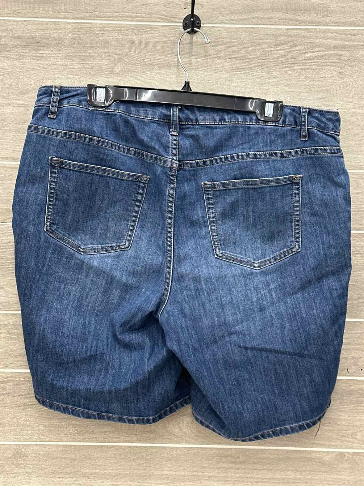 CJ Banks Blue Womens Size 18W Shorts