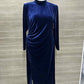 Anne Klein Size XL Blue Womens Dress