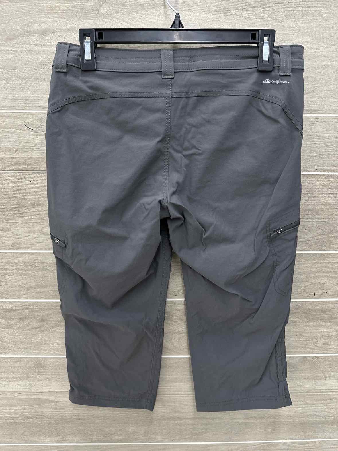 Eddie Bauer Size 6P Gray Petite Pants