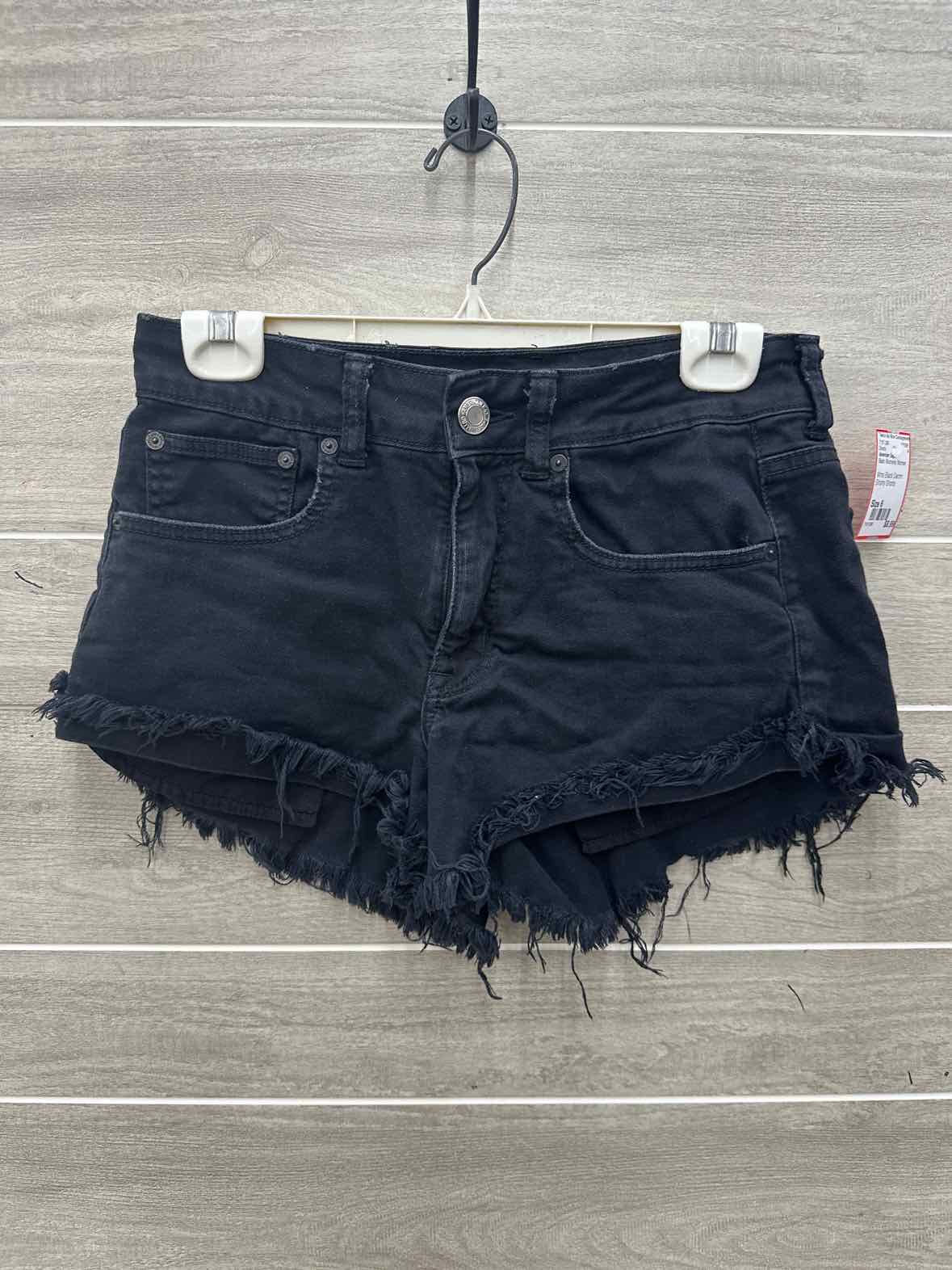 American Eagle Size 6 Black Womens Shorts