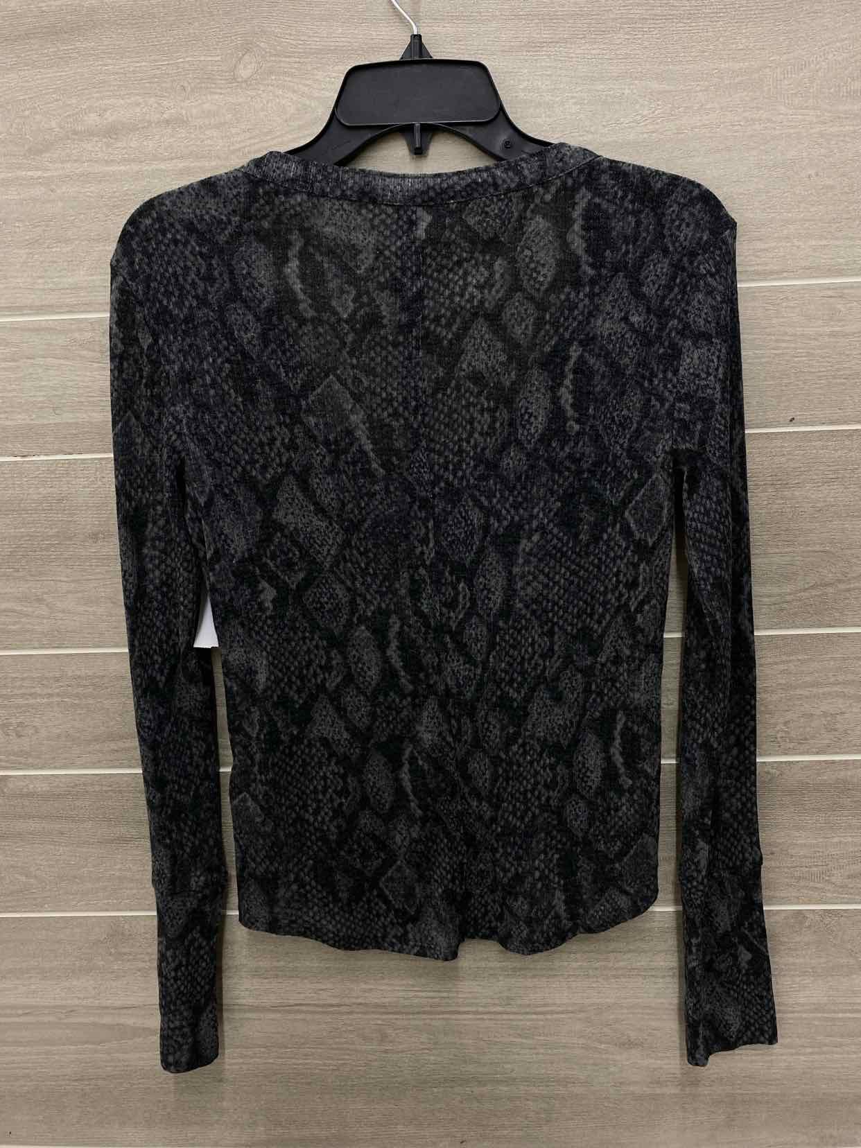 PILCRO Gray Womens Size Small Shirt