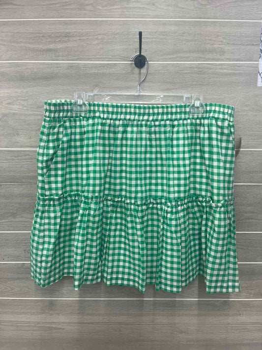 Draper James Size 18/20 Green Plus Skirt