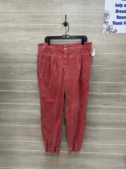 Anthropologie Size L Pink Womens Pants