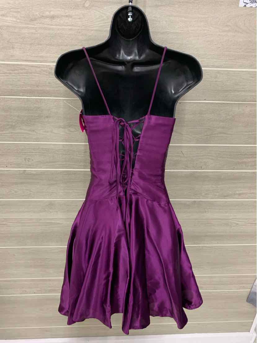 Jessica McClintock Purple Womens Size 3/4 Dress