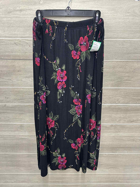 Kathy Ireland Size 2X Black Plus Skirt