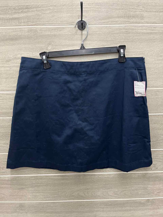 Lands End Size 12 Navy Womens Skirt