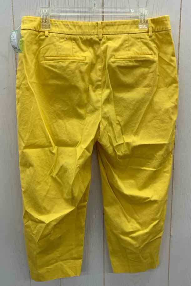 Talbots Yellow Womens Size 10 Pants