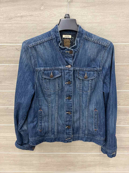 Ruff Hewn Blue Womens Women Size L Jacket (Outdoor)