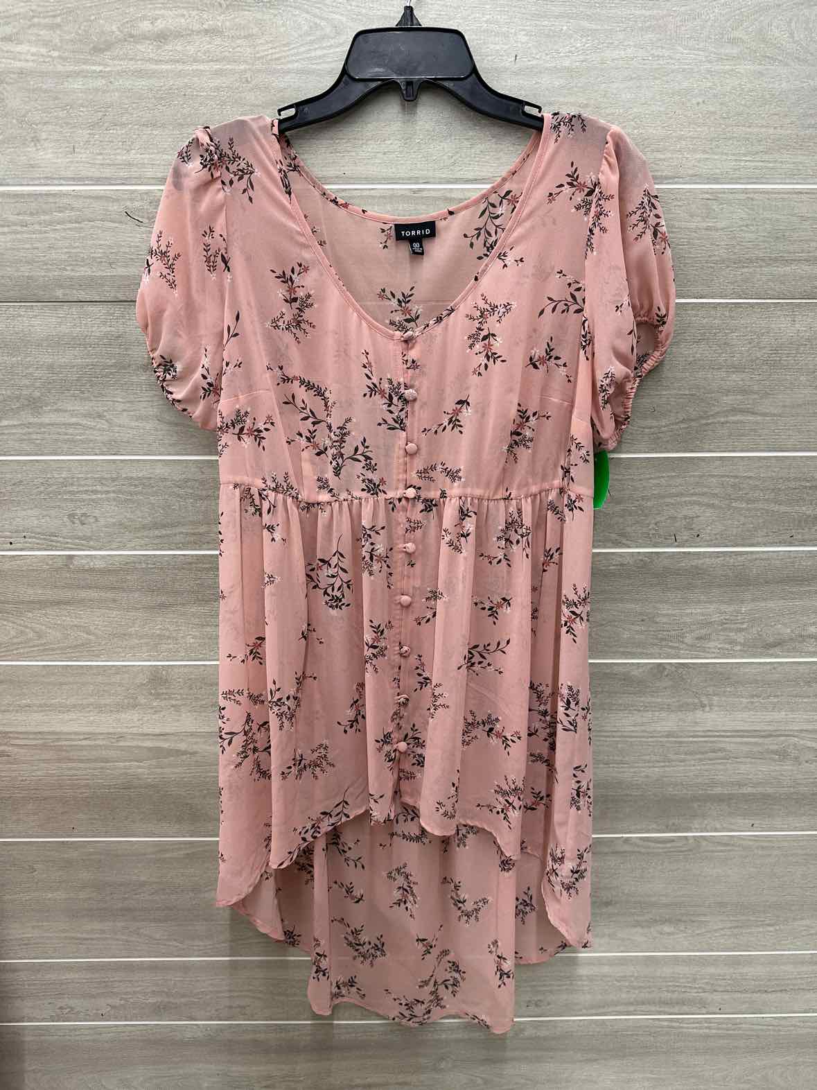 Torrid Size L Pink Womens Shirt